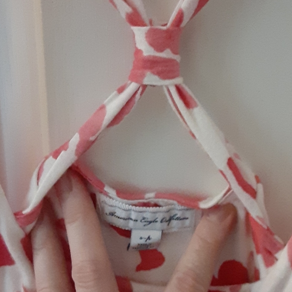 American Eagle Pink and white dress - Picture 2 of 8